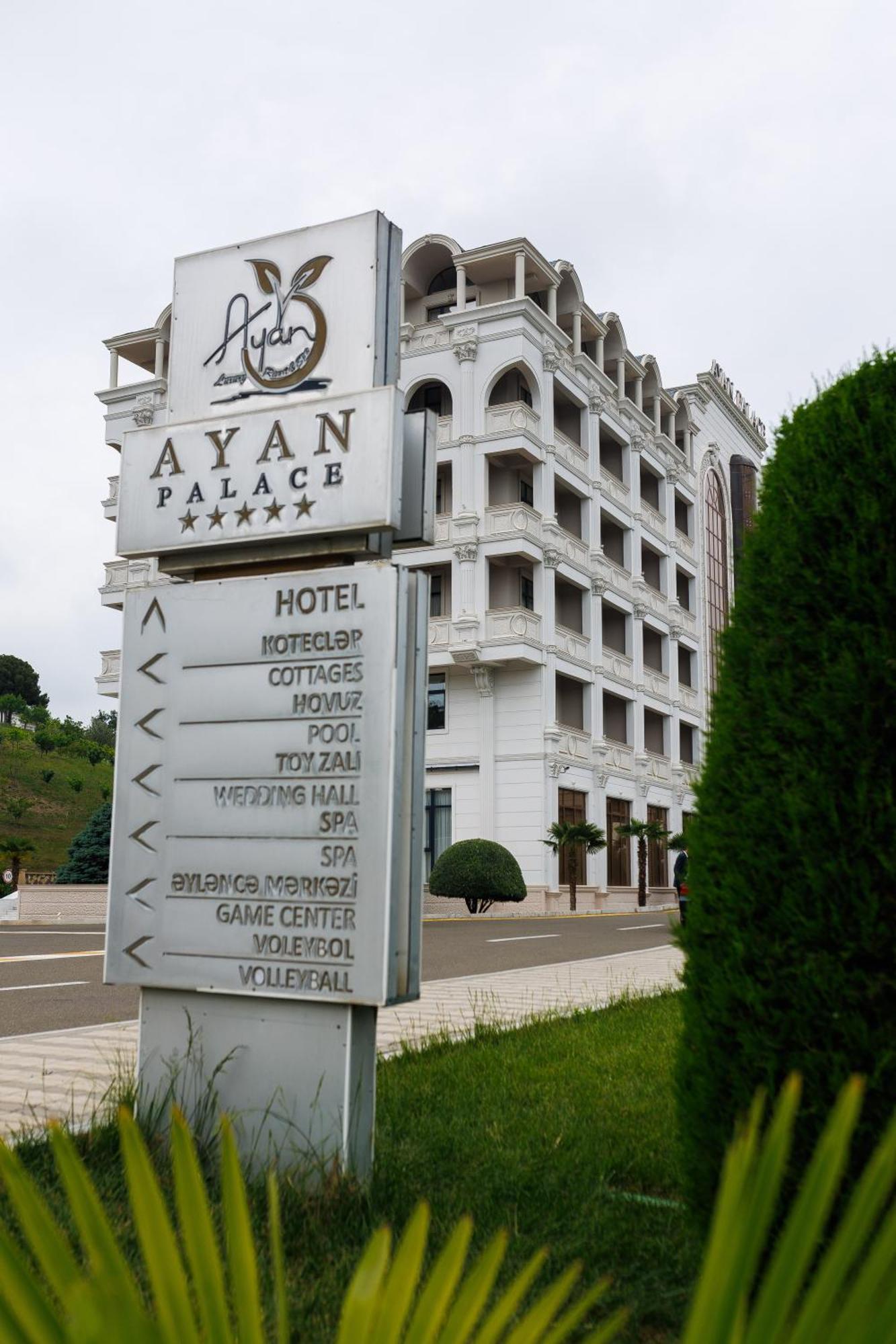 Ayan Palace Hotel Tovuz Exteriér fotografie